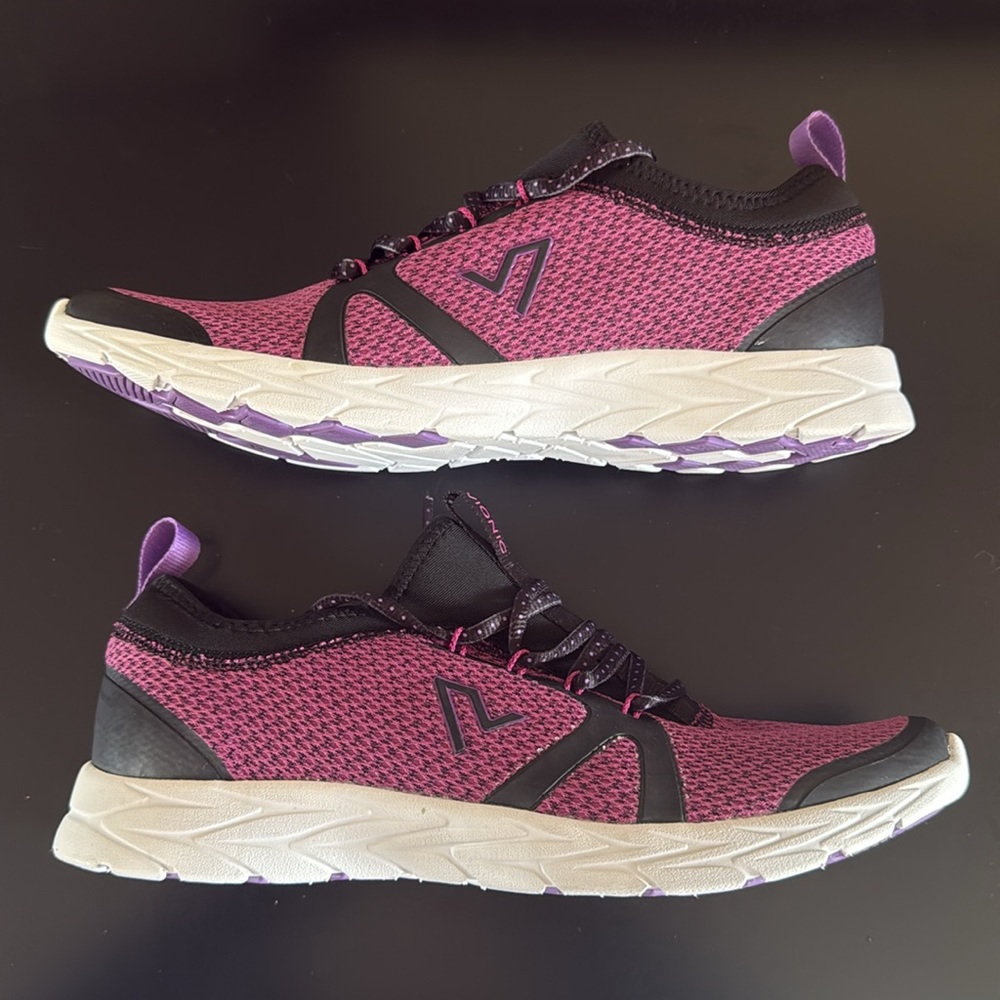 Vionic Women's Alma Black & Pink Athletic Shoes - Picture 6 of 13